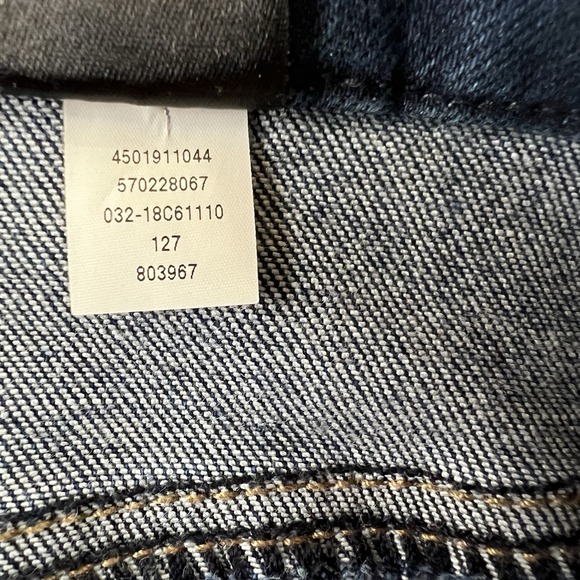 Chico's Embroidered So Slimming Ankle Jeans Chico's Size 1 Sz 10 Denim Stretch - Picture 10 of 13